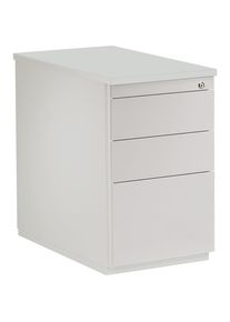Mauser Ladeblok, h x d = 720 x 800 mm, 2 materiaalladen, 1 hangmappenlade, lichtgrijs / lichtgrijs / lichtgrijs