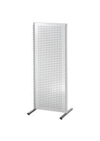 ANKE Paredes separadoras modulares industriales, elemento básico, anchura 800 mm, gris luminoso