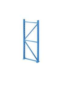 LISTA Staanderframe, diepte 860 mm, hoogte 2000 mm, lichtblauw