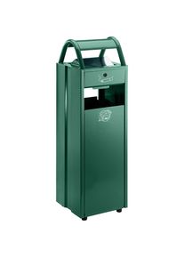 Contenitore per rifiuti completo di posacenere e tettuccio antipioggia Var