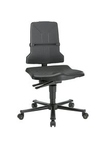 ESD SINTEC Arbeitsdrehstuhl, mit Synchrontechnik, mit Rollen bimos