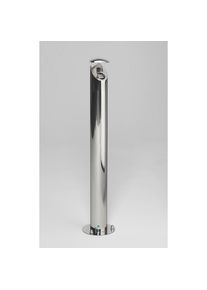 Posacenere a muro in acciaio inox, con serratura Var