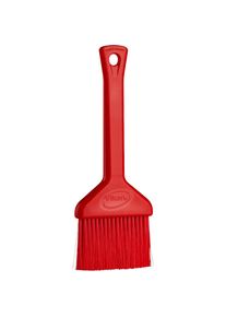 Lebensmittelpinsel, weich, Pinselbreite 70 mm, VE 10 Stk, rot vikan