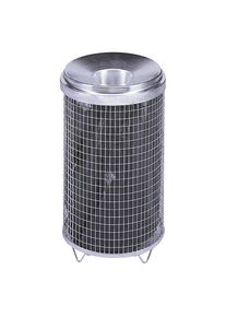 Cestino per rifiuti in griglia metallica Var