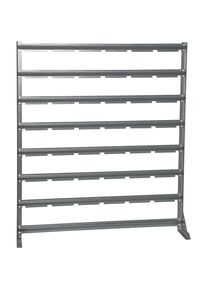 Stelling voor kleine onderdelen, breedte 1020 mm, zonder magazijnbakken, h x d = 1160 x 235 mm