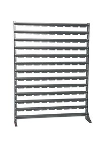 Stelling voor kleine onderdelen, breedte 1020 mm, zonder magazijnbakken, h x d = 1320 x 200 mm