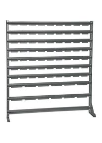 Stelling voor kleine onderdelen, breedte 1020 mm, zonder magazijnbakken, h x d = 1110 x 235 mm