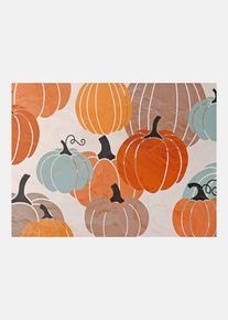 Deurmat met pompoenen - meerkleurig - maat 50x150 cm - bonprix