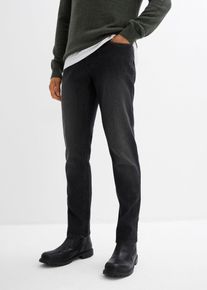 Comfortabele slim fit jeans straight - zwart - maat 62 - met katoen - bonprix