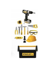 Stanley Jr. - Mega Kids Toolbox & Toy Tool Set with power drill (SRP024-SY)