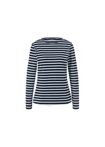 Tchibo - Gestreiftes Langarmshirt - Damen - Gr. S - wei&szlig;/gestreift