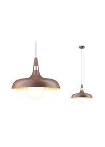 Paulmann Pendelarmatur Juna Style E27 max. 20W Nougat d&aelig;mpbar Metal