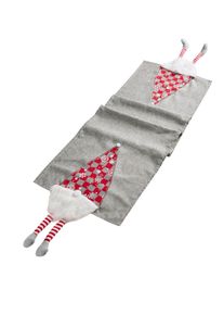 Tischläufer Wichtel mit Applikationen, rot, Größe 40x140 cm, bonprix