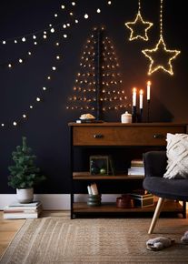 LED-Hängedeko Baum, schwarz, Größe 90 cm, bonprix