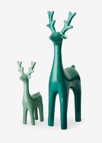 Deko-Figur Elche (2-tlg. Set), grün, Größe Onesize, bonprix
