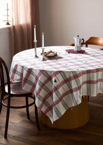 Tischdecke aus Bio Baumwolle, beige, Größe 180x140 cm, 100% Baumwolle, bonprix