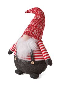 Deko-Figur Wichtel mit dickem Bauch, grau, Größe 45x30 cm, bonprix