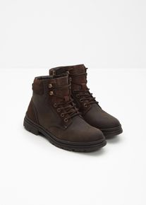 Camel Active Schn&uuml;rboots aus Leder, braun, Gr&ouml;&szlig;e 45, Nubukleder, bonprix