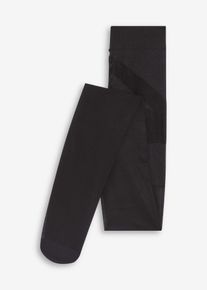 Blickdichte Strumpfhose mit Push Up Effekt + Belly Control + Komfortbündchen + Kompression 50 DEN, schwarz, Größe 56/58 (3XL), bonprix