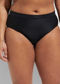 High Waist Light Shape-Bikinihose, schwarz, Größe 52, bonprix