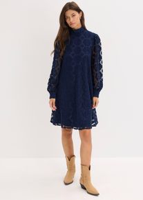 Minikleid aus Spitze, blau, Gr&ouml;&szlig;e 48, bonprix