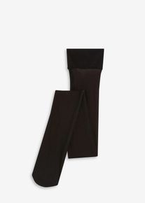 Wärmende Strumpfhose in transparenter Optik, schwarz, Größe 40/42 (M), bonprix