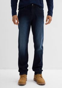 Regular Fit Stretch-Jeans mit Komfortschnitt Straight, blau, Größe 54, mit Baumwolle, bonprix