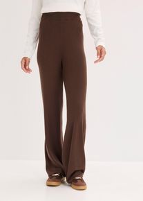 Strickhose aus softem Viskose-Mix, braun, Größe 44/46 (L), Viskose, bonprix