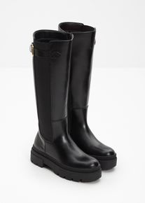 Plateau-Stiefel, schwarz, Größe 42, bonprix