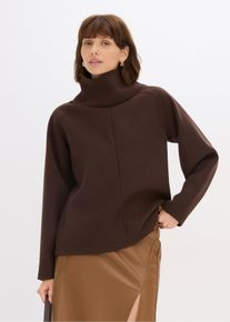 Rollkragenpullover, braun, Größe 52/54 (XXL), bonprix