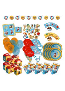 maskworld Sandmännchen – Partybox, 129-teilig