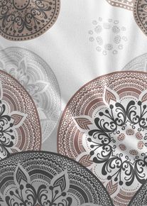 bonprix Conjunto de ropa de cama con adornos, gris, 1 x 80/80 cm, 1 x 135/200 cm