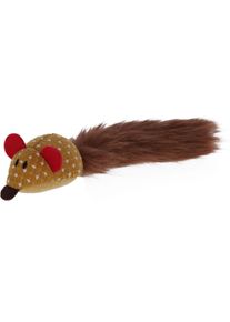 KERBL Pet Maus Katzenspielzeug, braun, 26cm