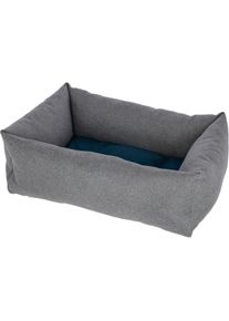 KERBL Pet Fluffy Kuschelbett, grau, Ø76cmx19cm