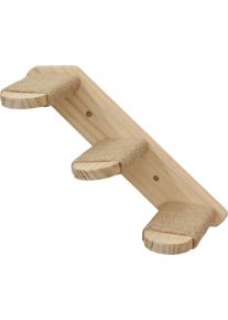 KERBL Pet Timber Katzenleiter, Jute, Länge 38cm