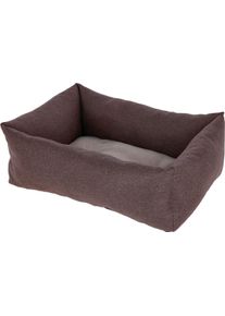KERBL Pet Ely Kuschelbett, grau/petrol, 45x60cm