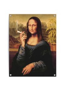 Reinders! Poster Mona Lisa - joint Outdoor voor tuin of balkon deurposters bruin