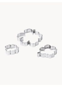 Marimekko Cookie Cutters Unikko, Set of 3 Silver Metal S&aelig;t med forskellige st&oslash;rrelser
