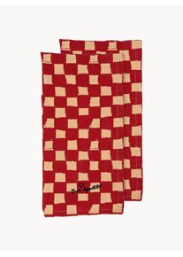 byon Utierky Love, 2 ks Červená Bavlna Š 50 x D 70 cm