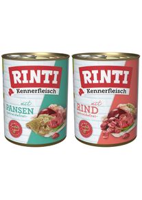 Rinti Kennerfleisch pur Mix Rind & Pansen 24x800g