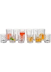 Nachtmann Gläserset , Klar , Glas , 12-teilig , Grüner Punkt, Made in Germany , Gläser, Gläsersets