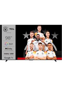 TCL , LED-Fernseher »98P743X1« 248 cm/98 ′′ Smart-TV HDR, 144Hz, Dolby Vision, Apple TV, Game Master , titan-anthrazit , Google TV Smart TV fasst...