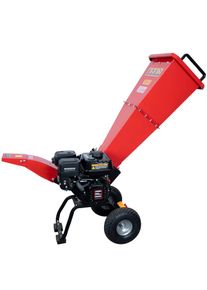 Güde Güde , Häcksler » »GH 4.1-50«« , rot , Spritzschutz am Asteinschub. Astdurchmesser maximal: 50 mm feucht / 30 mm trocken