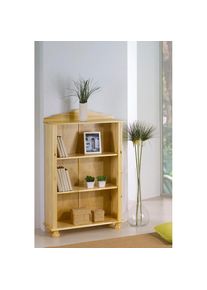 Home Affaire, B&uuml;cherregal 1 Stk. tlg. gefertigt aus massivem Kiefernholz, Natur, Massivholz, B/H/T: 77 cm x 116 cm x 30 cm, Natur