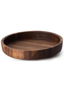 CONTINENTA, Schale &raquo;Walnuss&laquo; 1 Stk. aus Holzwerkstoff Walnussholz, holzfarben, Holzwerkstoff, &Oslash; 25 cm, holzfarben