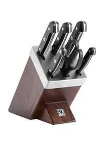 Zwilling, Messerblock &raquo;Gourmet&laquo; 7 Stk. selbstsch&auml;rfend, dunkelbraun, dunkelbraun