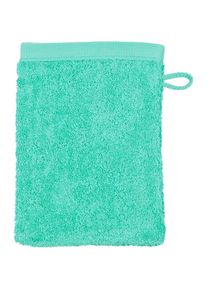 Ross , Waschhandschuh »Vita« , lagune , Obermaterial: 100% Baumwolle , B/L: 16 cmx22 cm