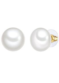 Yokoamii, Damen, Paar Ohrstecker &raquo;Set: Y505&laquo; mit Perle (synth.), gelbgold, gelbgold, Klassische Perlen-Ohrstecker f&uuml;r Damen