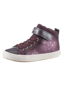 Geox , Kinder,Jugendliche , Sneaker »J KALISPERA GIRL I« High Top Sneaker, Schnürboots, Freizeitschuh mit Gummizug , beerenfarben , 32 , 32 ,...