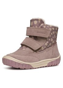 Geox , Kinder , Winterboots »B OMAR GIRL WPF« Klettstiefel, Babystiefel Winterstiefel mit schönem Muster , dunkelbeige , 21 , 21 , Bequemer...